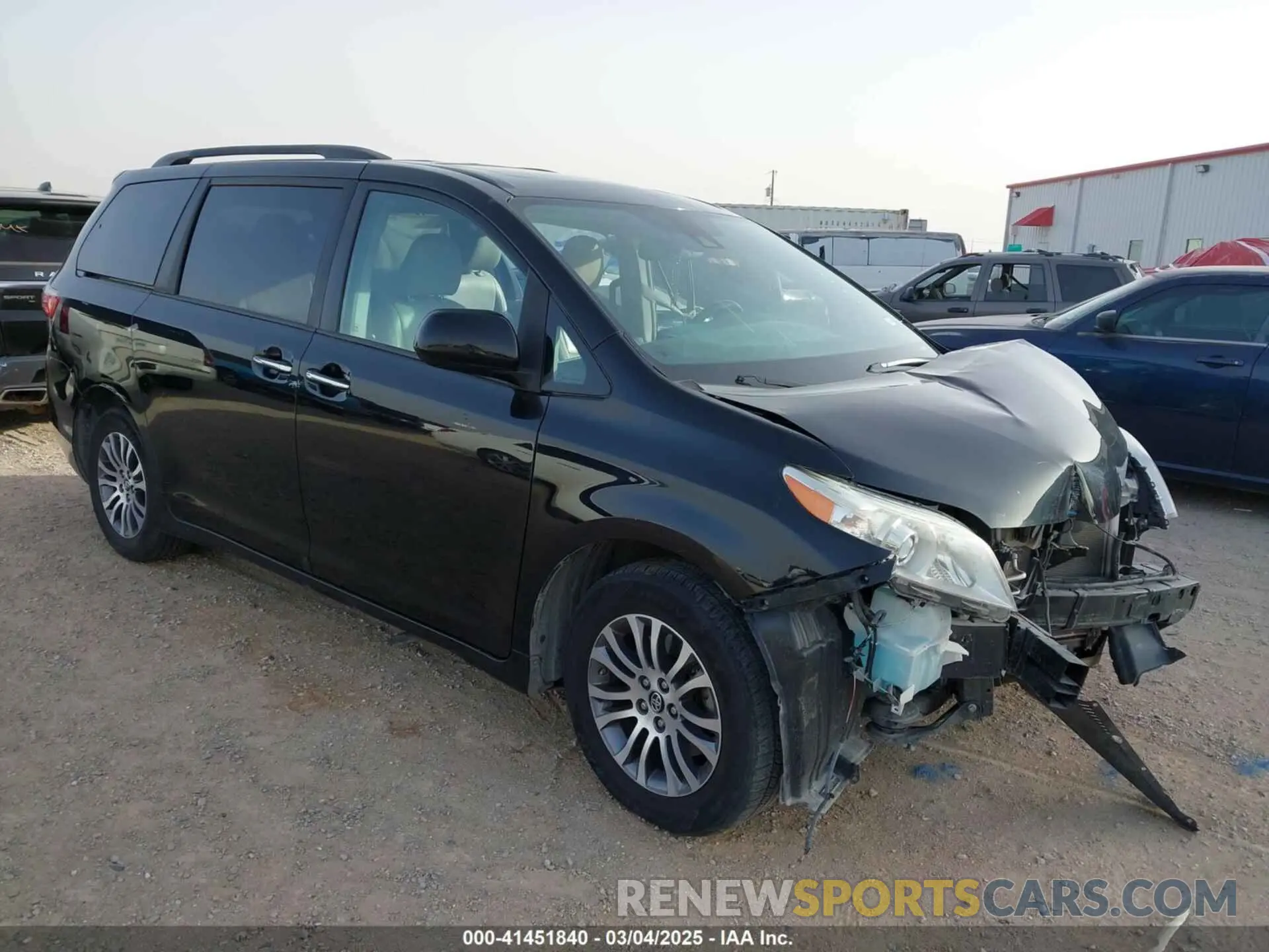 1 fotografías del automóvil dañado 5TDYZ3DCXKS986393 TOYOTA SIENNA 2019