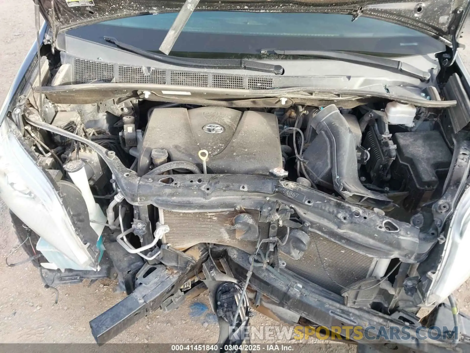 10 fotografías del automóvil dañado 5TDYZ3DCXKS986393 TOYOTA SIENNA 2019