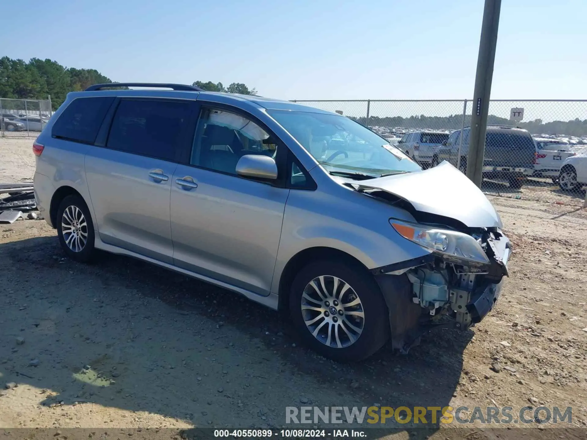 1 fotografías del automóvil dañado 5TDYZ3DCXKS987964 TOYOTA SIENNA 2019