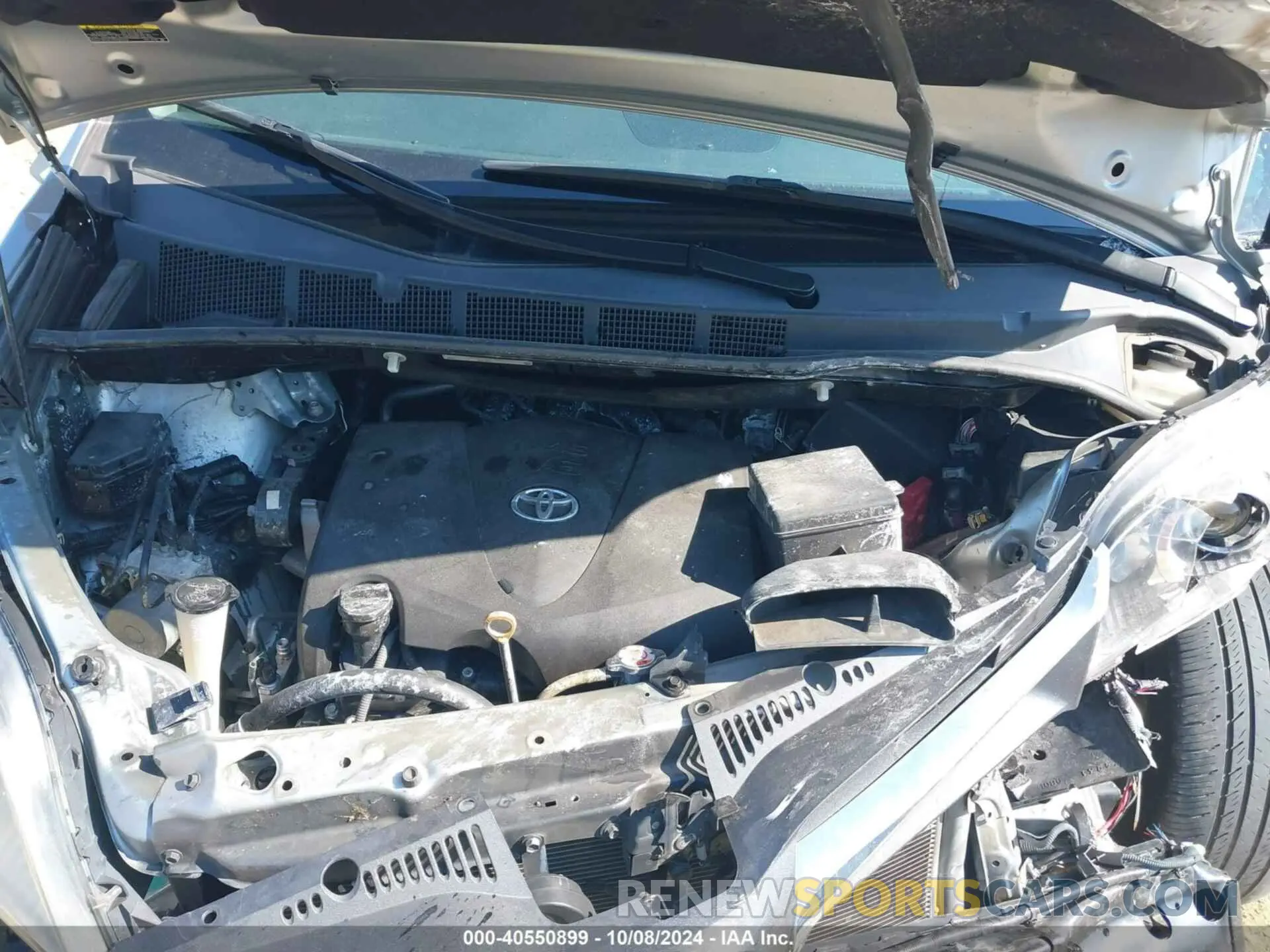 10 fotografías del automóvil dañado 5TDYZ3DCXKS987964 TOYOTA SIENNA 2019