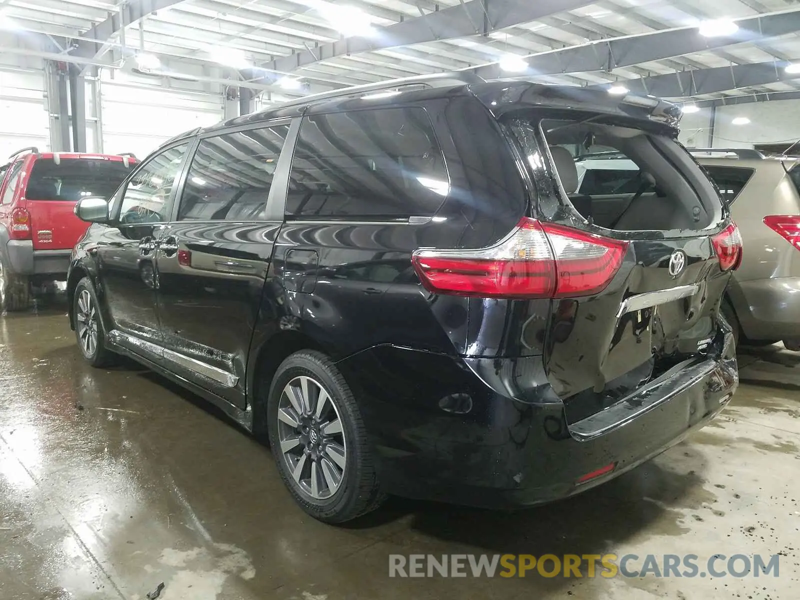 3 fotografías del automóvil dañado 5TDDZ3DC0LS237571 TOYOTA SIENNA 2020
