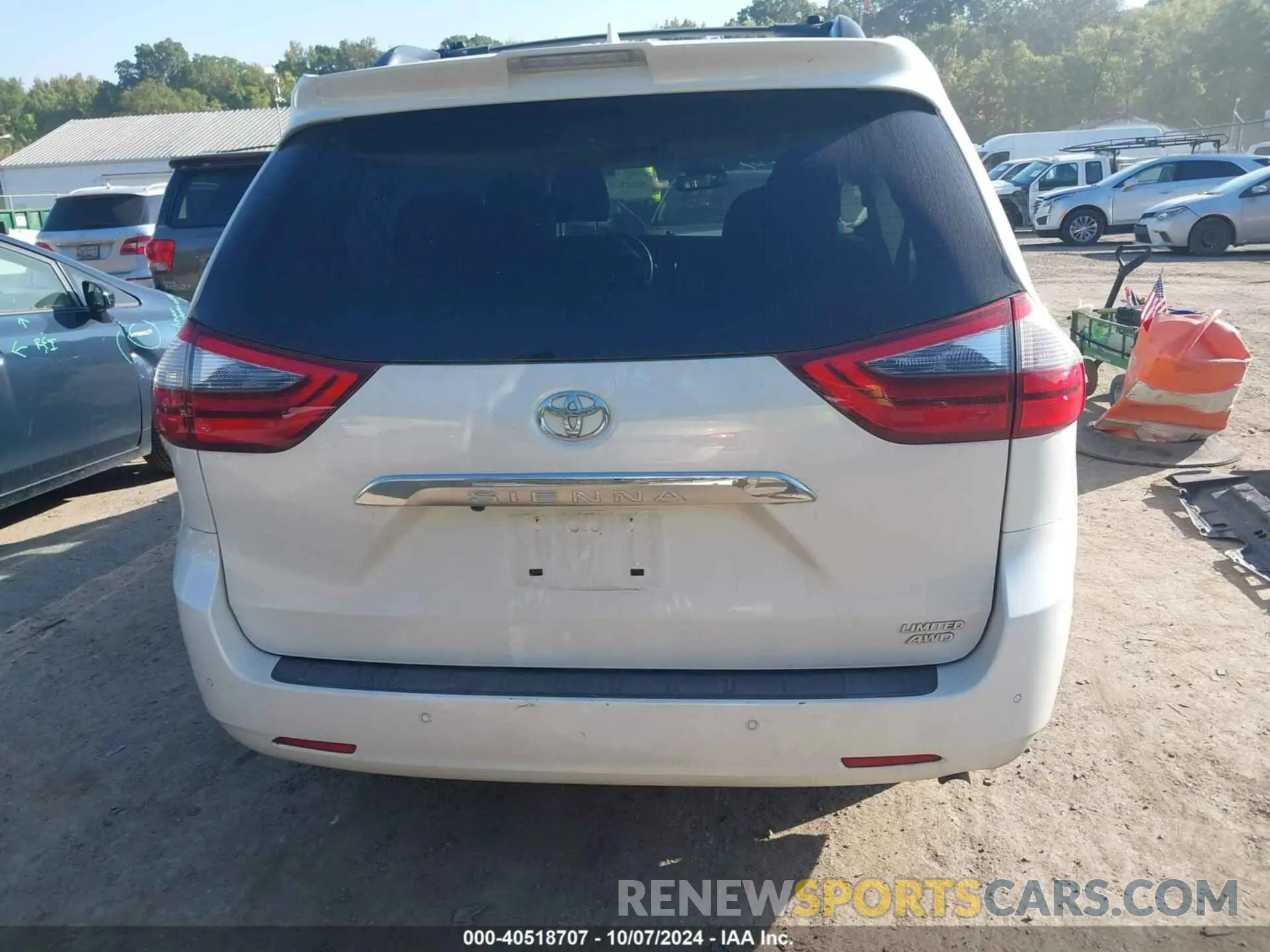 16 fotografías del automóvil dañado 5TDDZ3DC1LS232928 TOYOTA SIENNA 2020