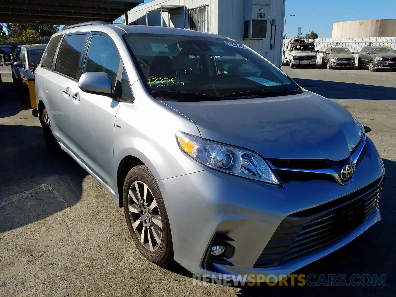 1 fotografías del automóvil dañado 5TDDZ3DC6LS233377 TOYOTA SIENNA 2020