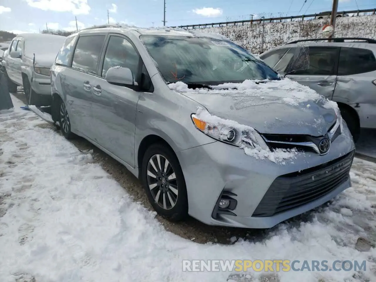 1 fotografías del automóvil dañado 5TDDZ3DC6LS249840 TOYOTA SIENNA 2020