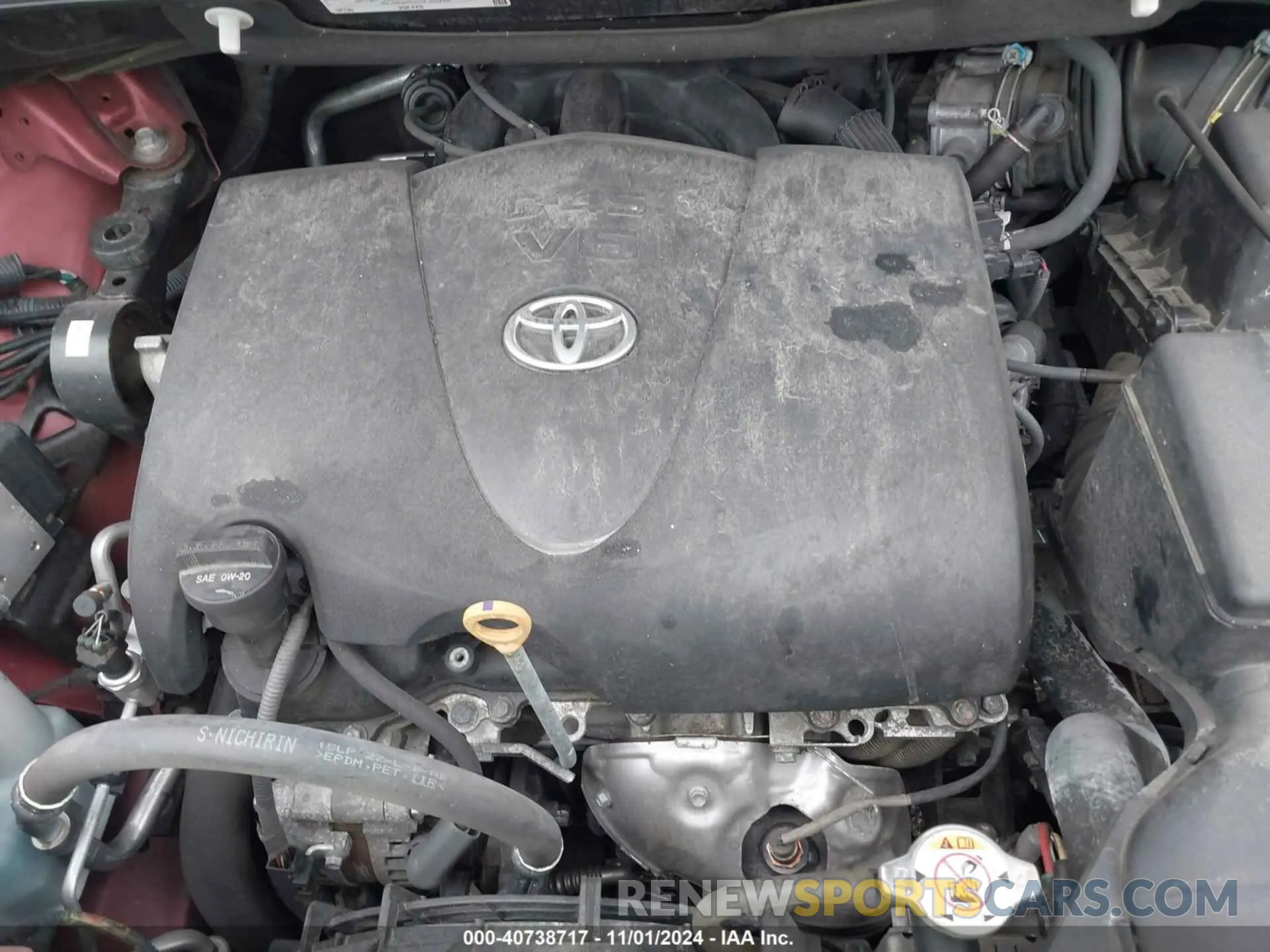 10 fotografías del automóvil dañado 5TDJZ3DC2LS232696 TOYOTA SIENNA 2020