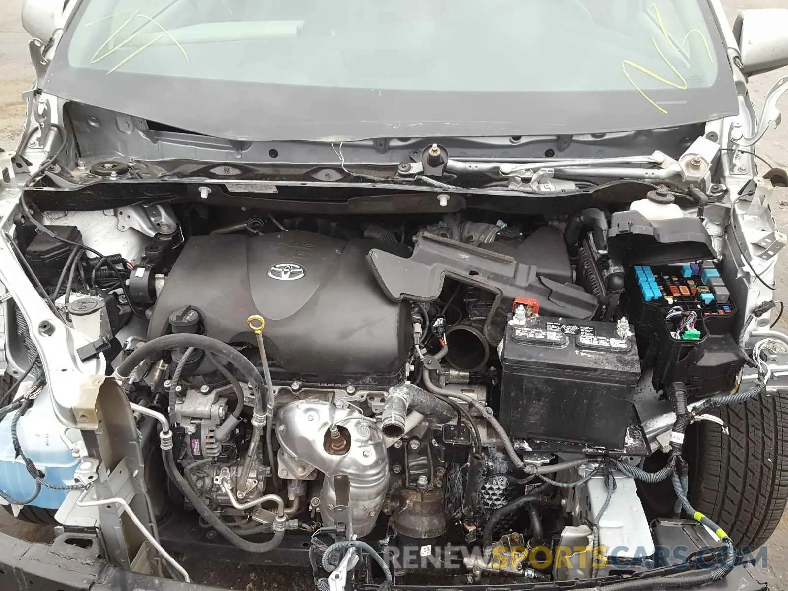 7 fotografías del automóvil dañado 5TDJZ3DC2LS239955 TOYOTA SIENNA 2020