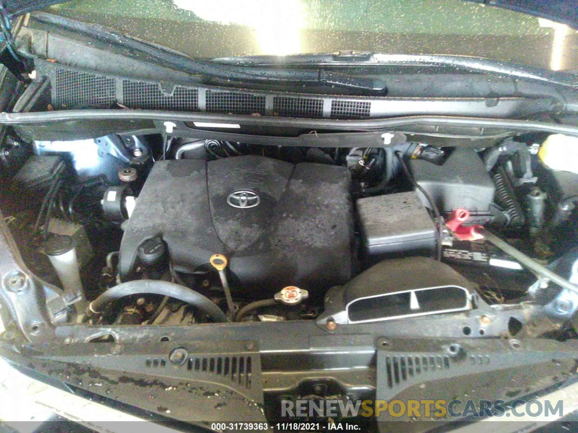 10 fotografías del automóvil dañado 5TDKZ3DC0LS038673 TOYOTA SIENNA 2020