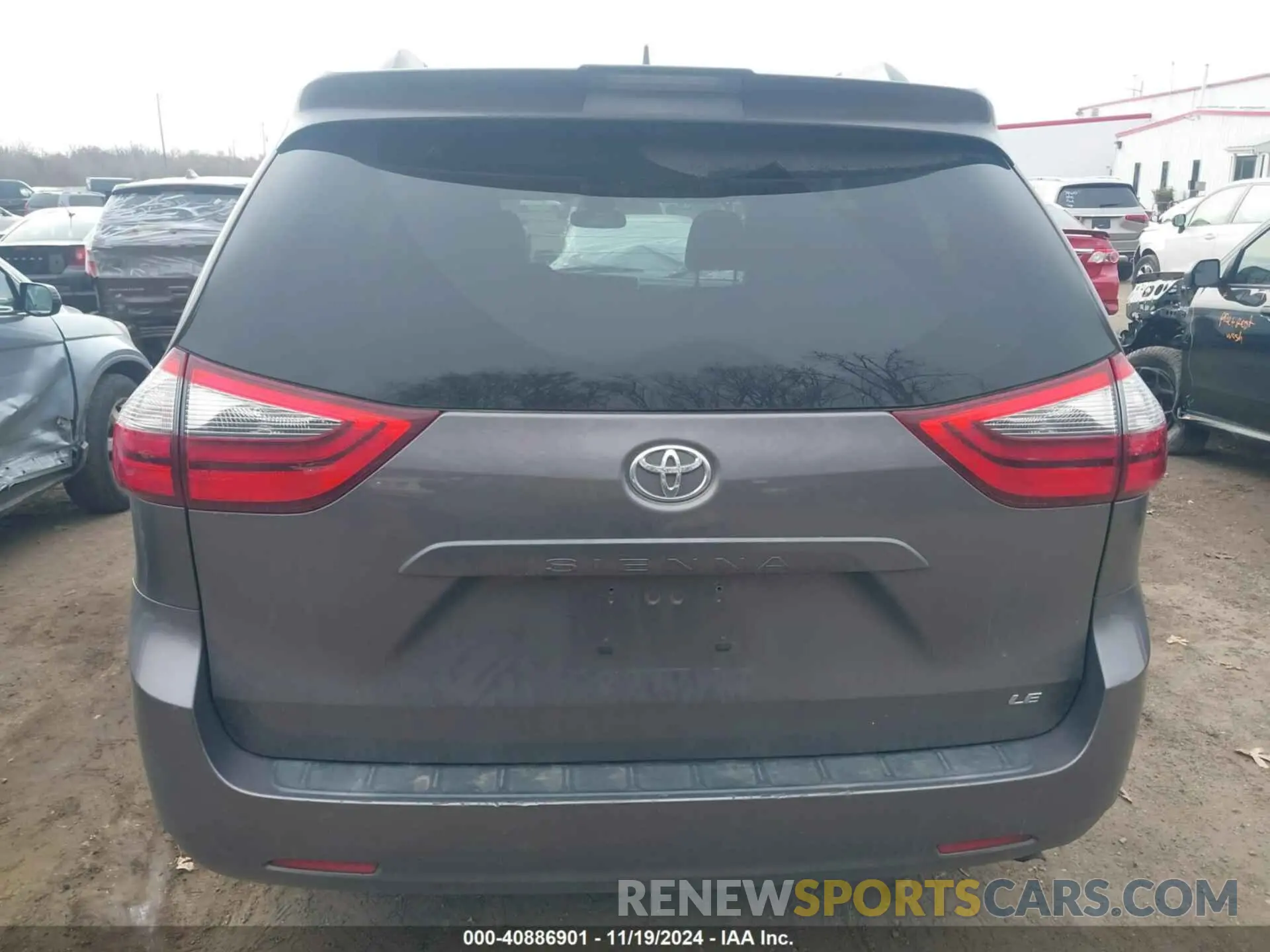 16 fotografías del automóvil dañado 5TDKZ3DC0LS040438 TOYOTA SIENNA 2020