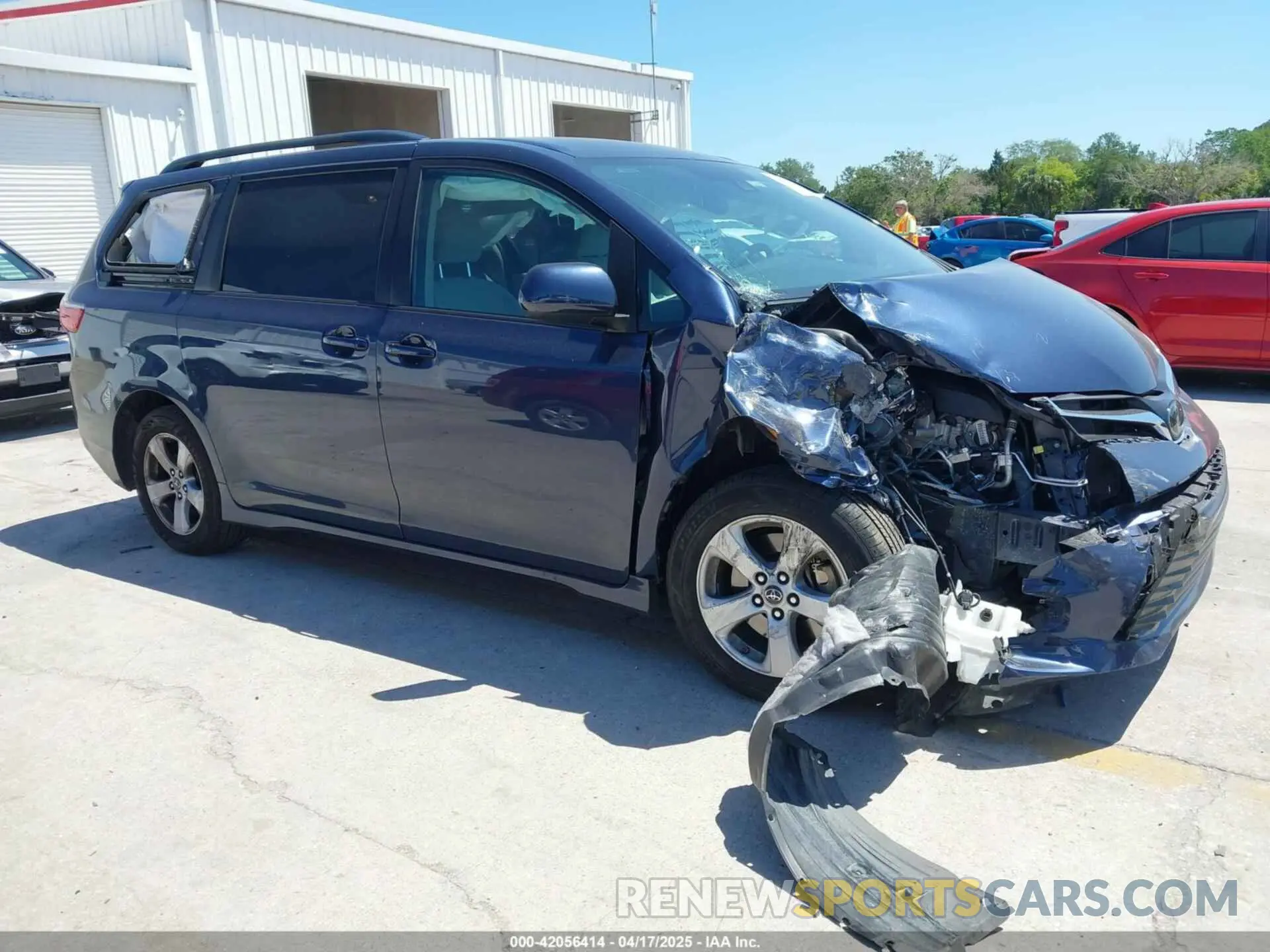 1 fotografías del automóvil dañado 5TDKZ3DC0LS047826 TOYOTA SIENNA 2020