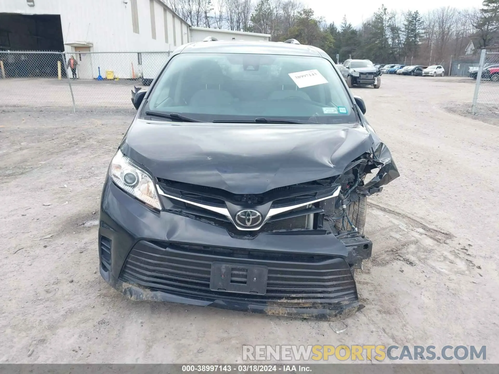 12 fotografías del automóvil dañado 5TDKZ3DC0LS087324 TOYOTA SIENNA 2020