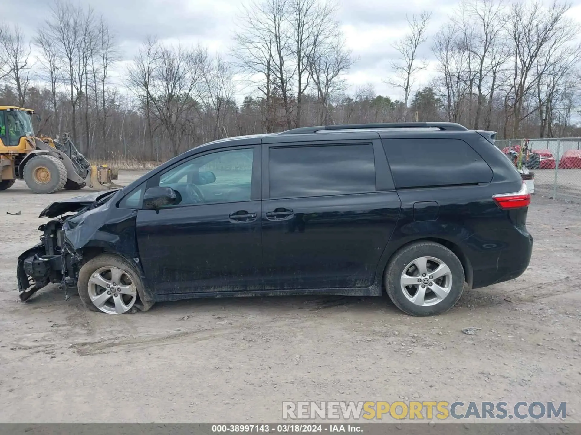 14 fotografías del automóvil dañado 5TDKZ3DC0LS087324 TOYOTA SIENNA 2020