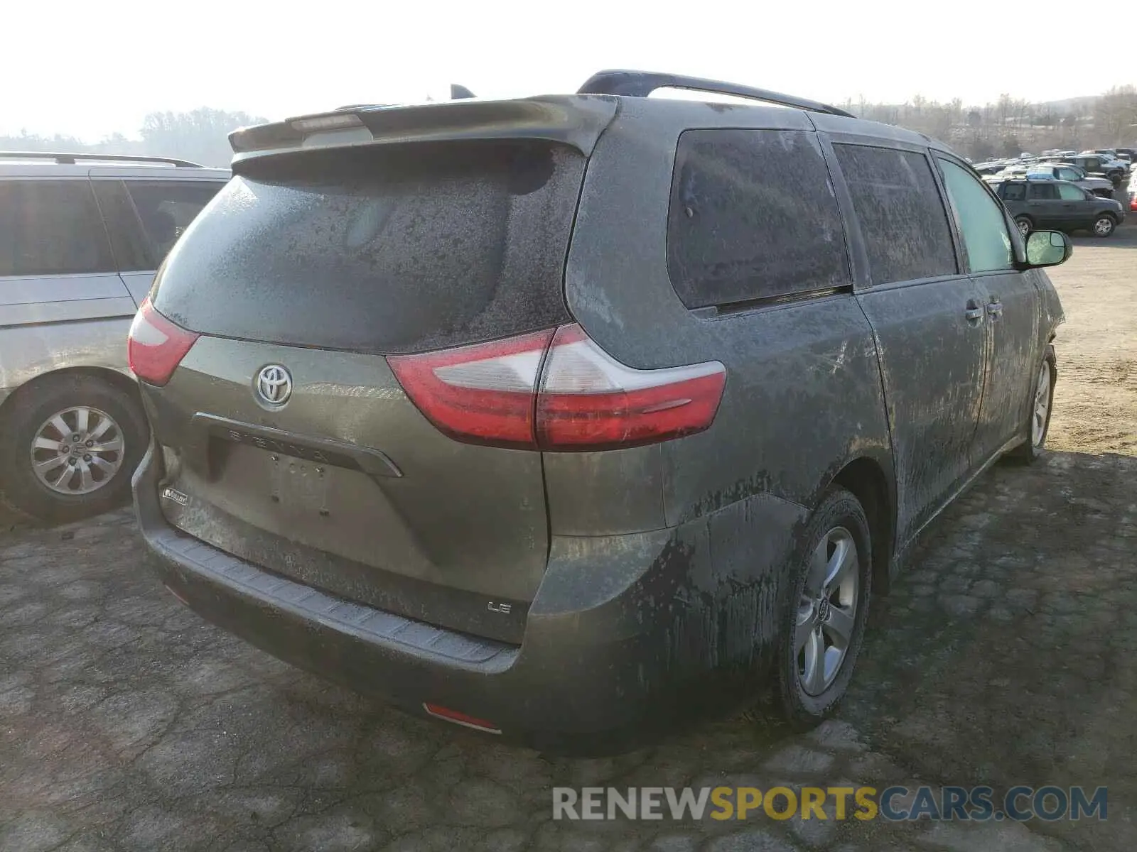 4 fotografías del automóvil dañado 5TDKZ3DC1LS041758 TOYOTA SIENNA 2020