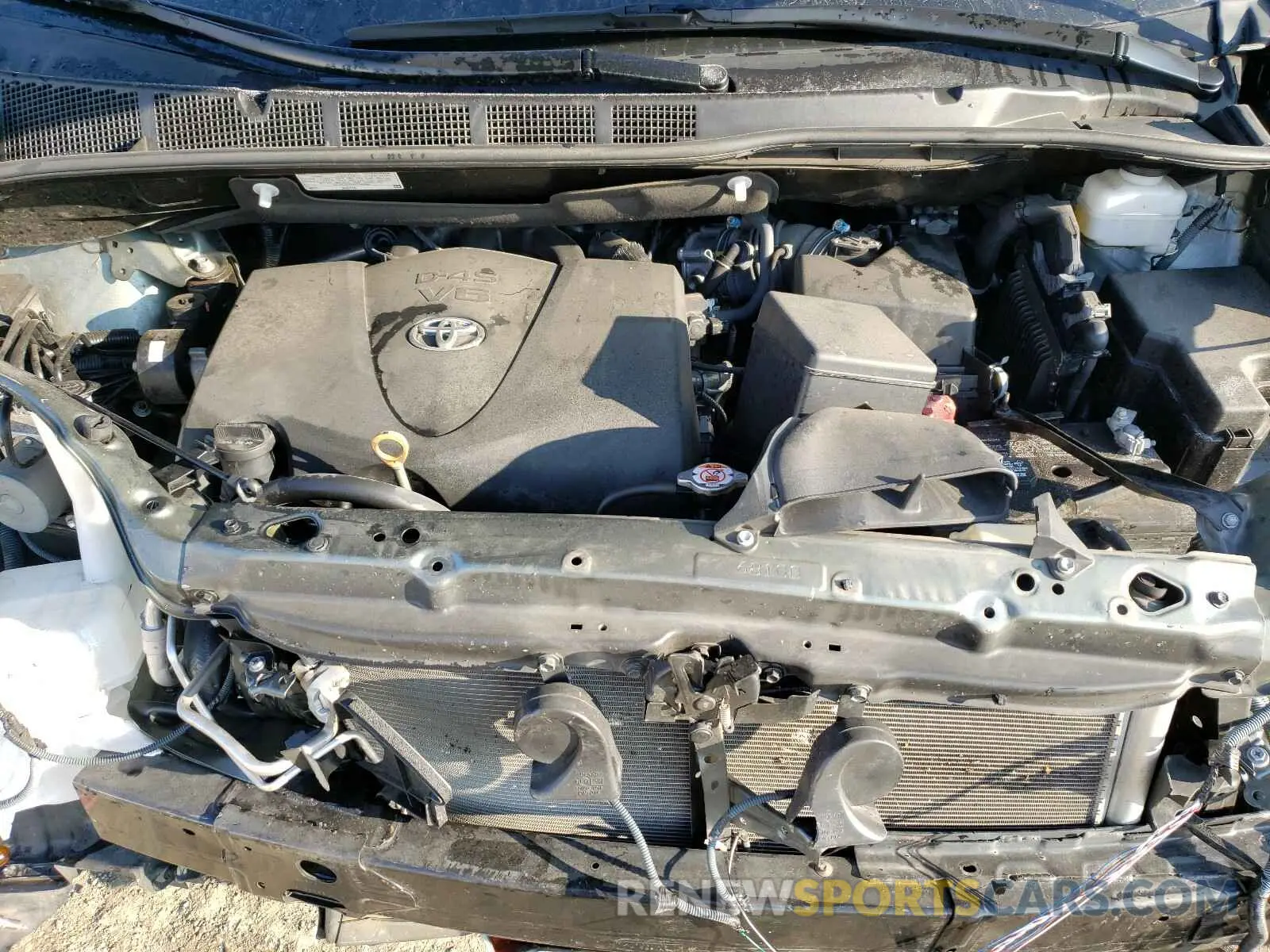 7 fotografías del automóvil dañado 5TDKZ3DC1LS041758 TOYOTA SIENNA 2020