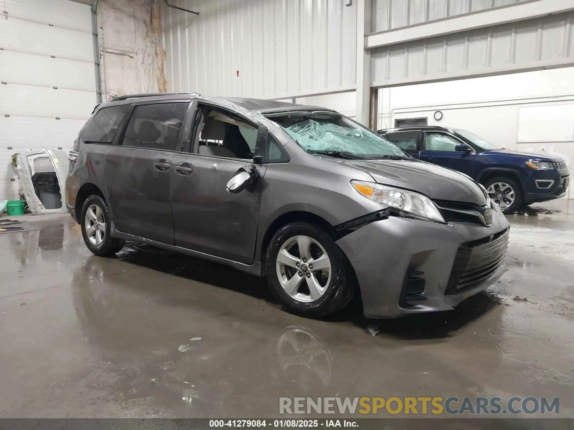 1 fotografías del automóvil dañado 5TDKZ3DC1LS048256 TOYOTA SIENNA 2020