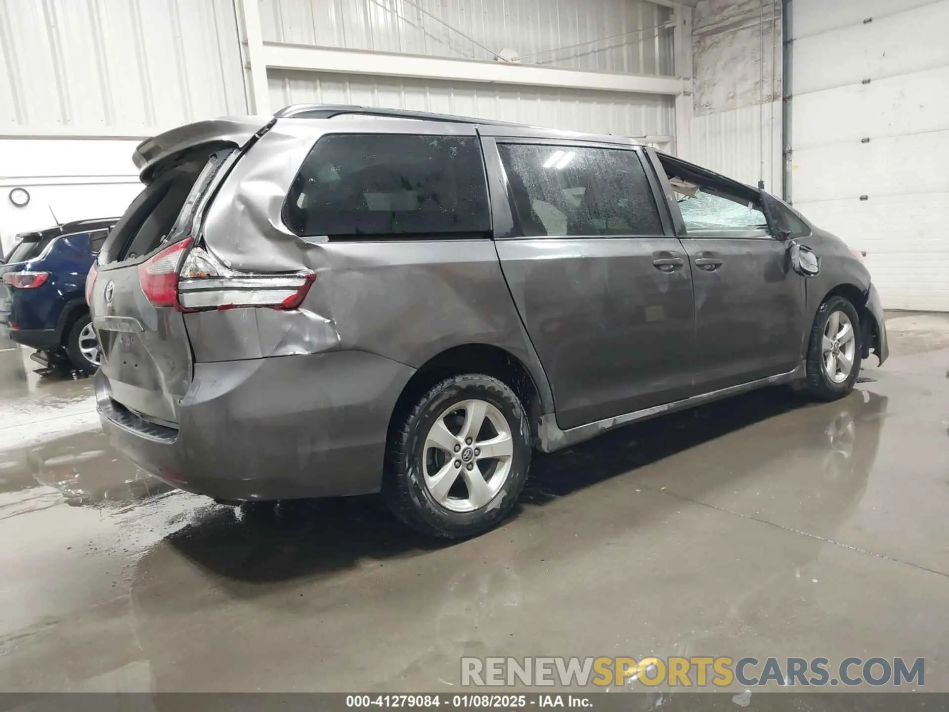 4 fotografías del automóvil dañado 5TDKZ3DC1LS048256 TOYOTA SIENNA 2020