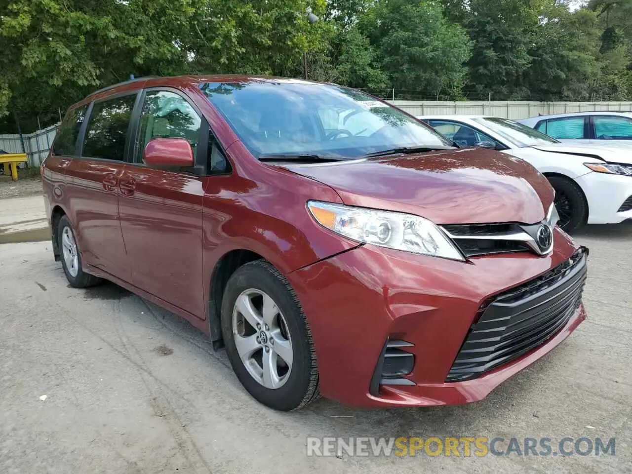 1 fotografías del automóvil dañado 5TDKZ3DC2LS030350 TOYOTA SIENNA 2020
