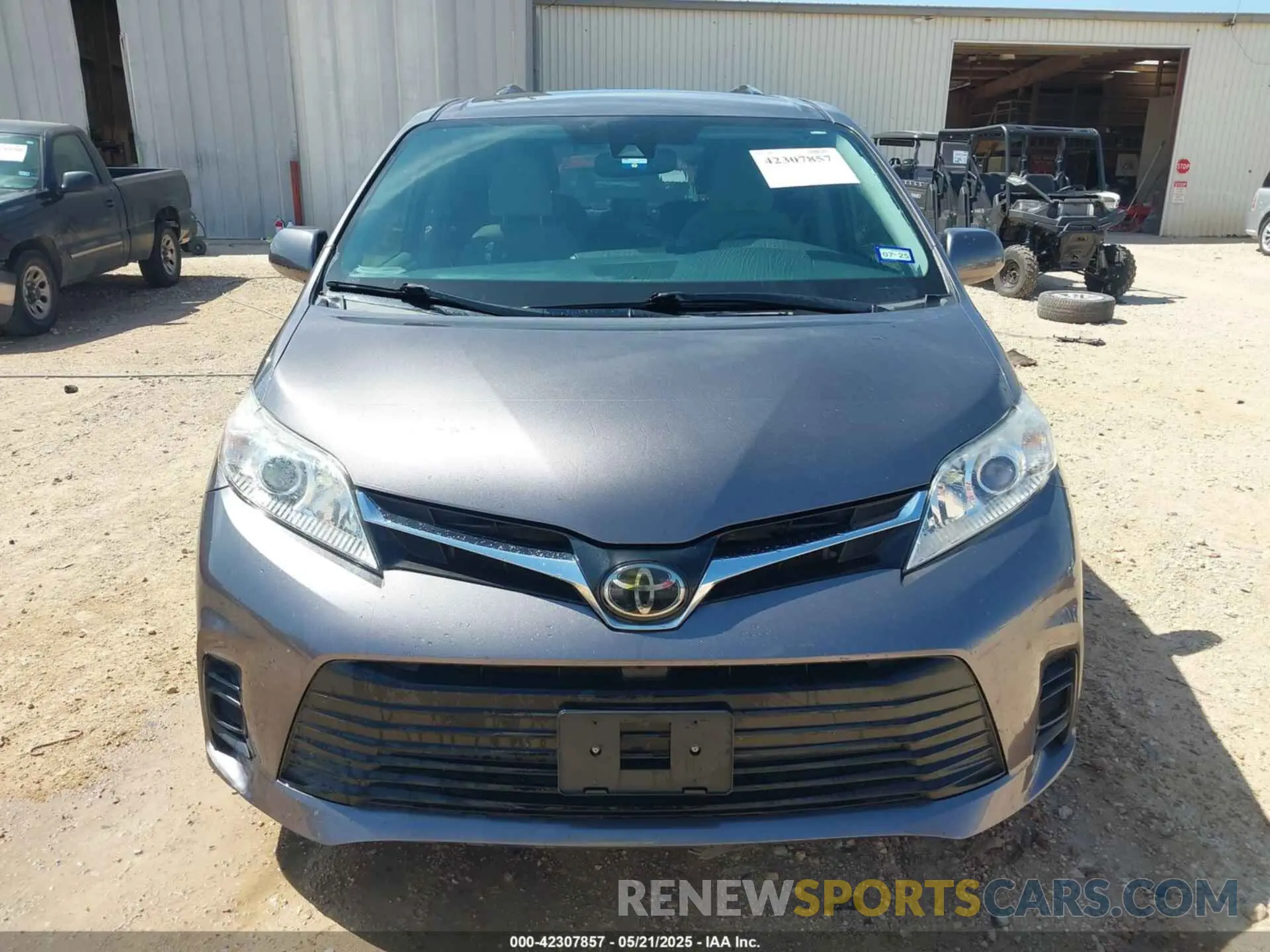12 fotografías del automóvil dañado 5TDKZ3DC2LS036312 TOYOTA SIENNA 2020