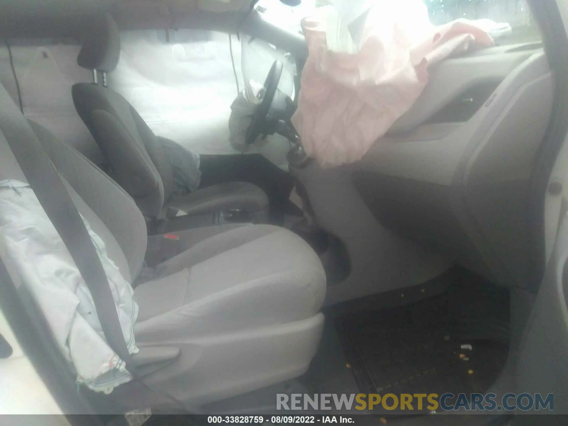 5 fotografías del automóvil dañado 5TDKZ3DC2LS039100 TOYOTA SIENNA 2020