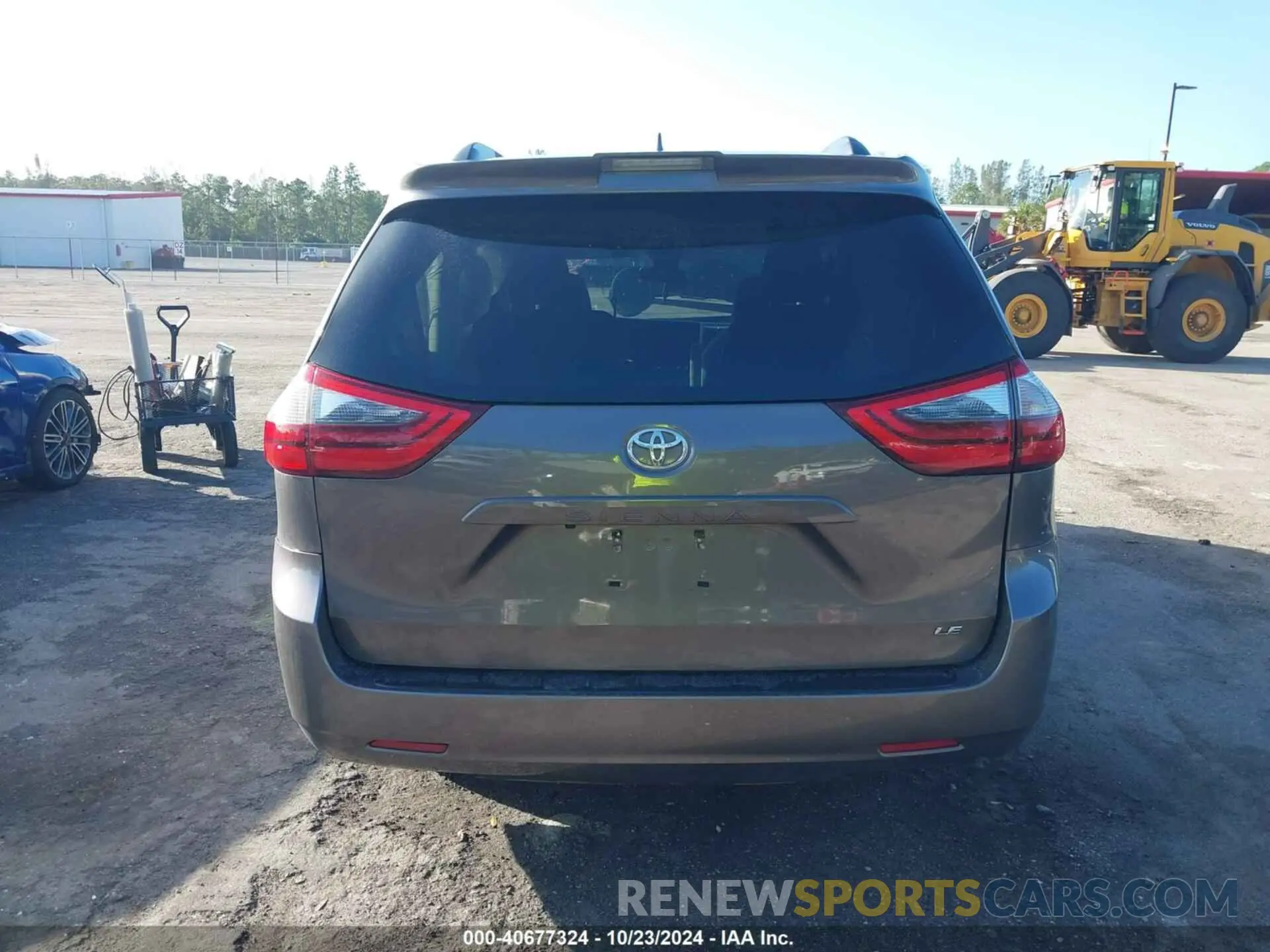 16 fotografías del automóvil dañado 5TDKZ3DC2LS076504 TOYOTA SIENNA 2020