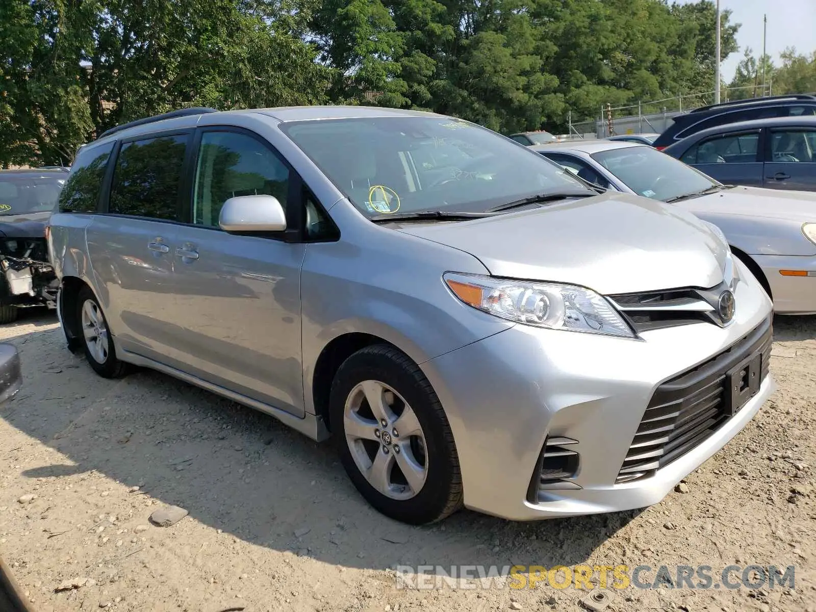 1 fotografías del automóvil dañado 5TDKZ3DC3LS024671 TOYOTA SIENNA 2020