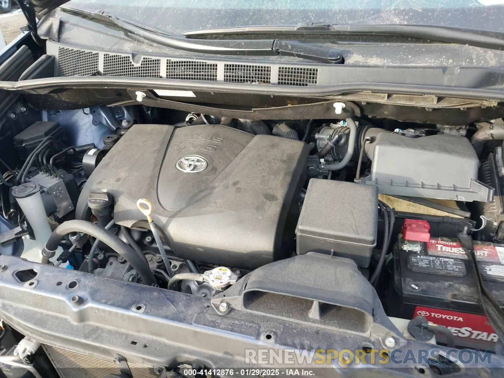 10 fotografías del automóvil dañado 5TDKZ3DC4LS050616 TOYOTA SIENNA 2020