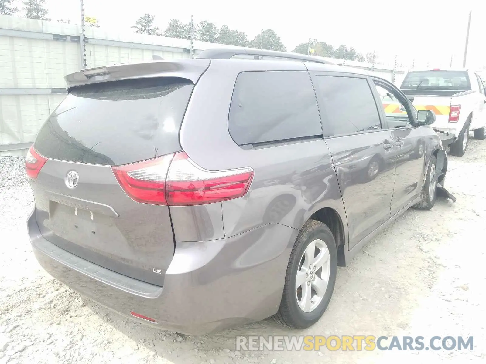 4 fotografías del automóvil dañado 5TDKZ3DC5LS064573 TOYOTA SIENNA 2020
