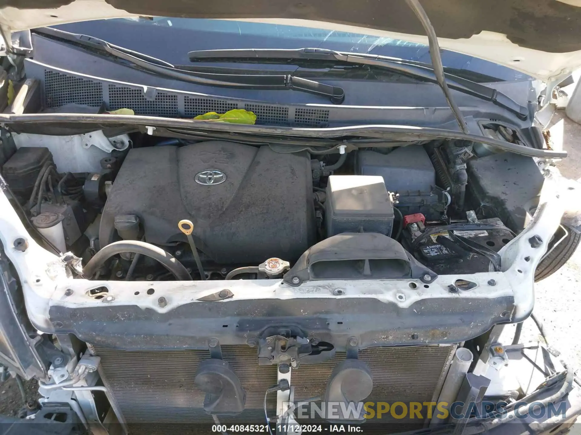 10 fotografías del automóvil dañado 5TDXZ3DC5LS054826 TOYOTA SIENNA 2020