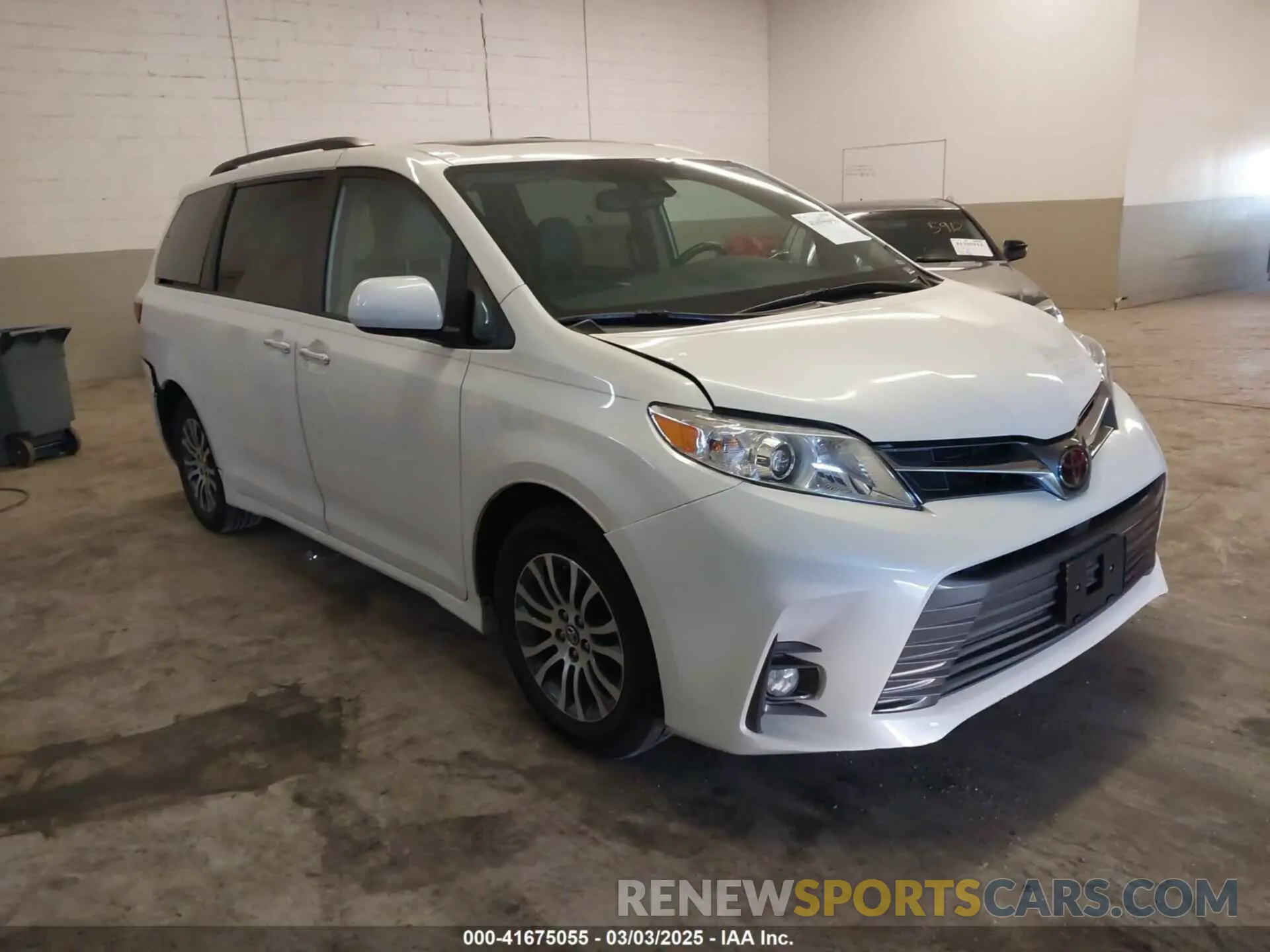 1 fotografías del automóvil dañado 5TDYZ3DC0LS025013 TOYOTA SIENNA 2020