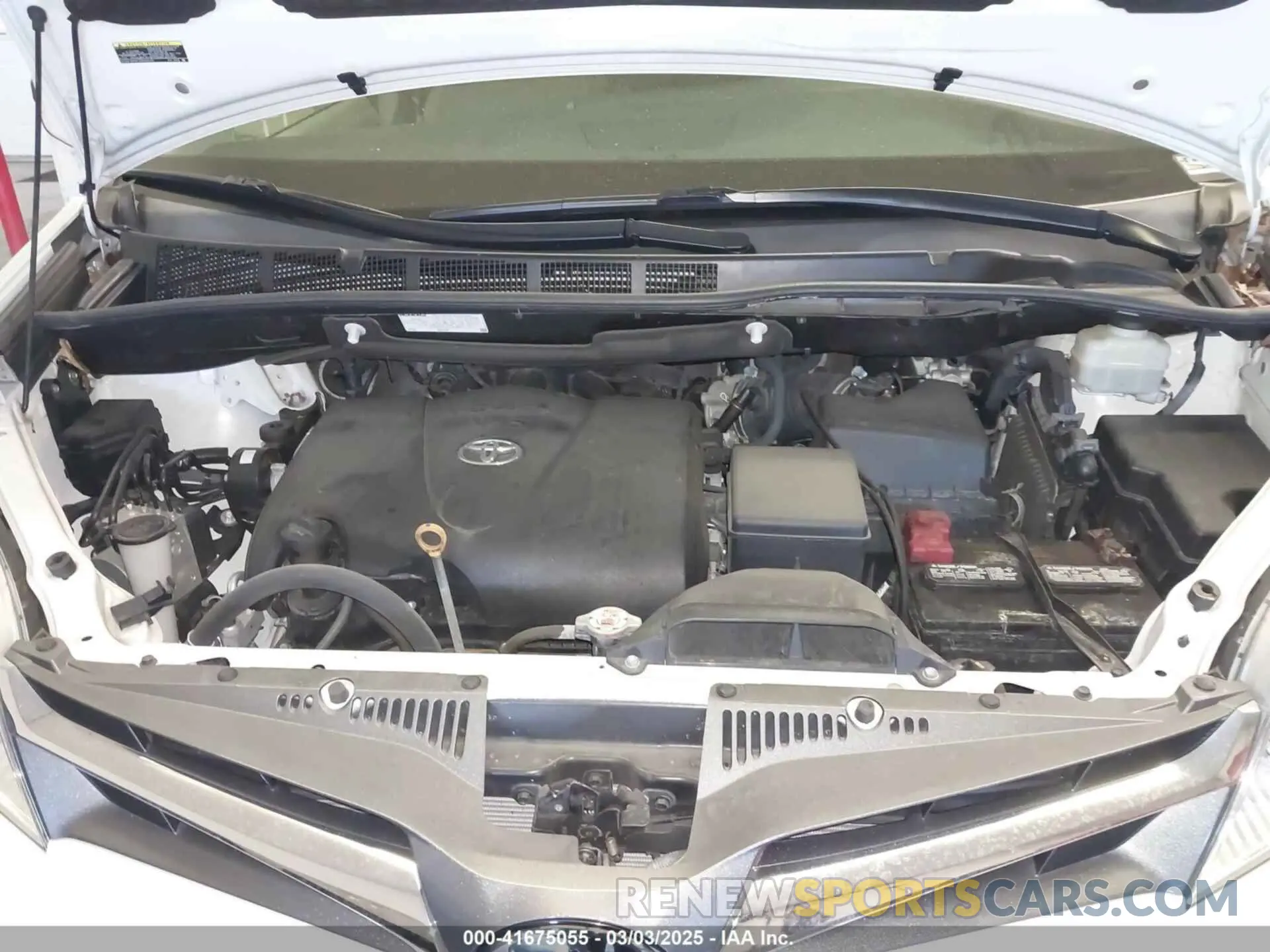 10 fotografías del automóvil dañado 5TDYZ3DC0LS025013 TOYOTA SIENNA 2020