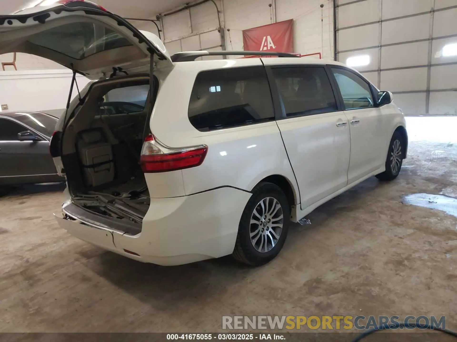 4 fotografías del automóvil dañado 5TDYZ3DC0LS025013 TOYOTA SIENNA 2020