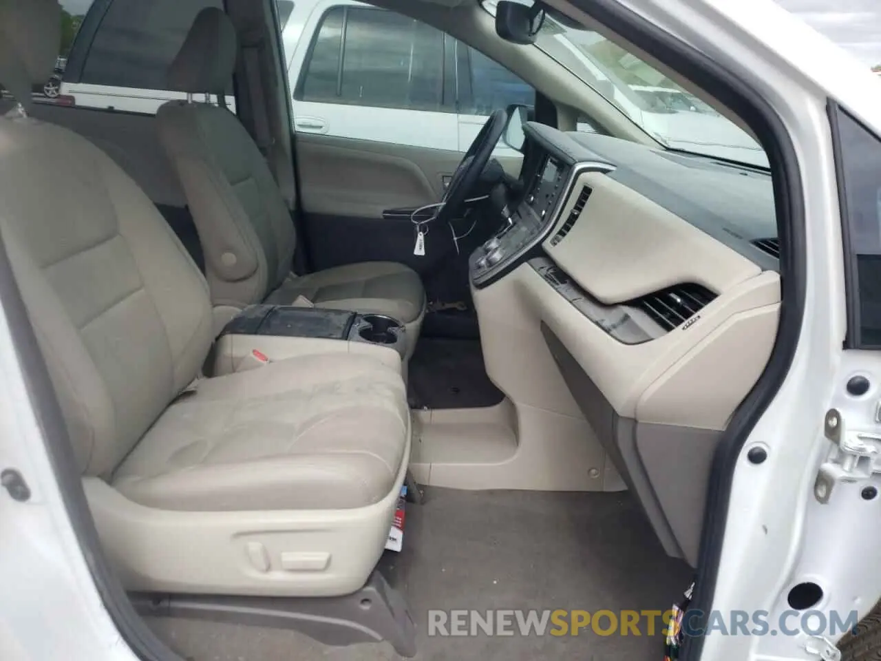 5 fotografías del automóvil dañado 5TDYZ3DC0LS084854 TOYOTA SIENNA 2020