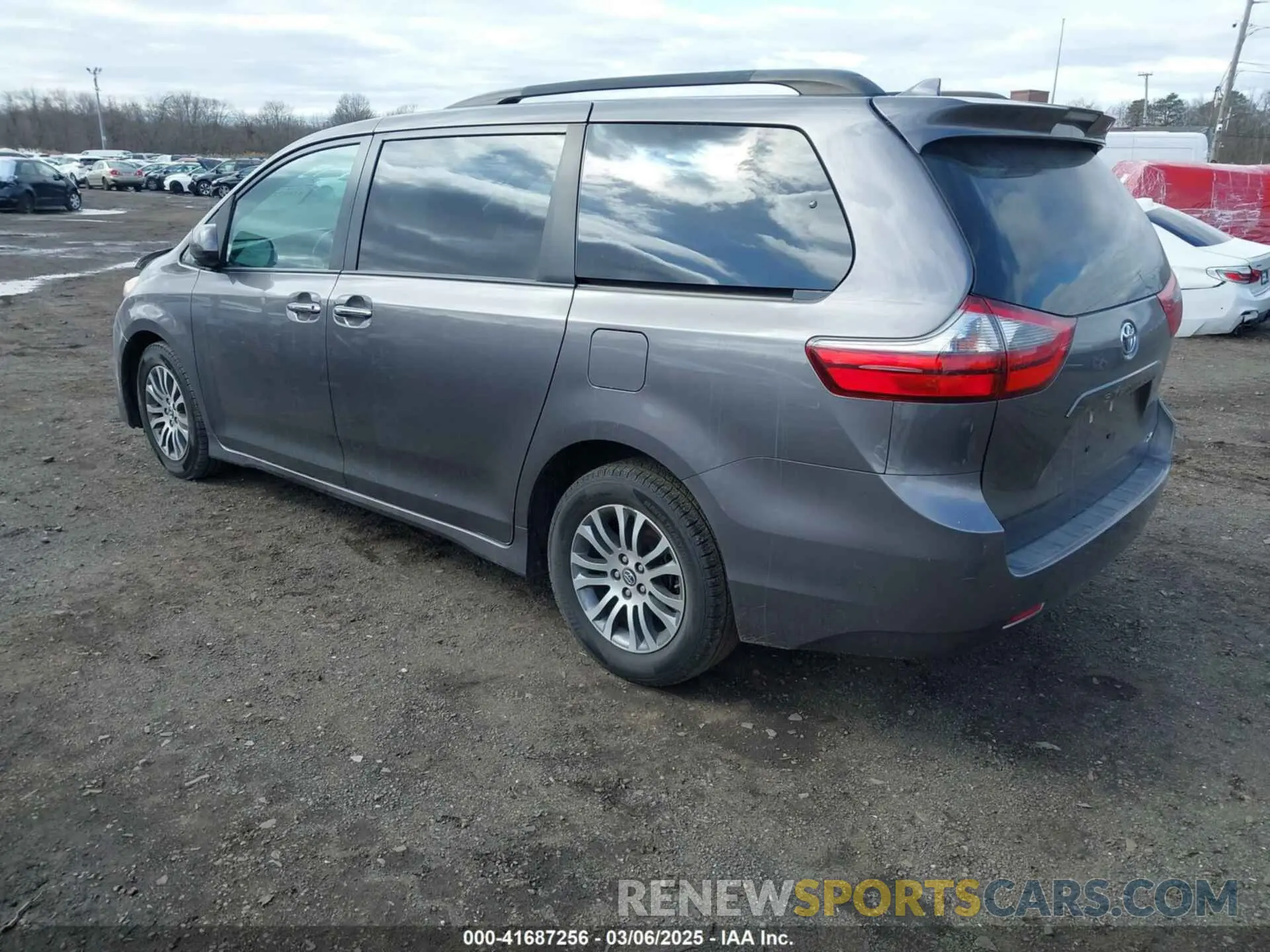 3 fotografías del automóvil dañado 5TDYZ3DC2LS048521 TOYOTA SIENNA 2020