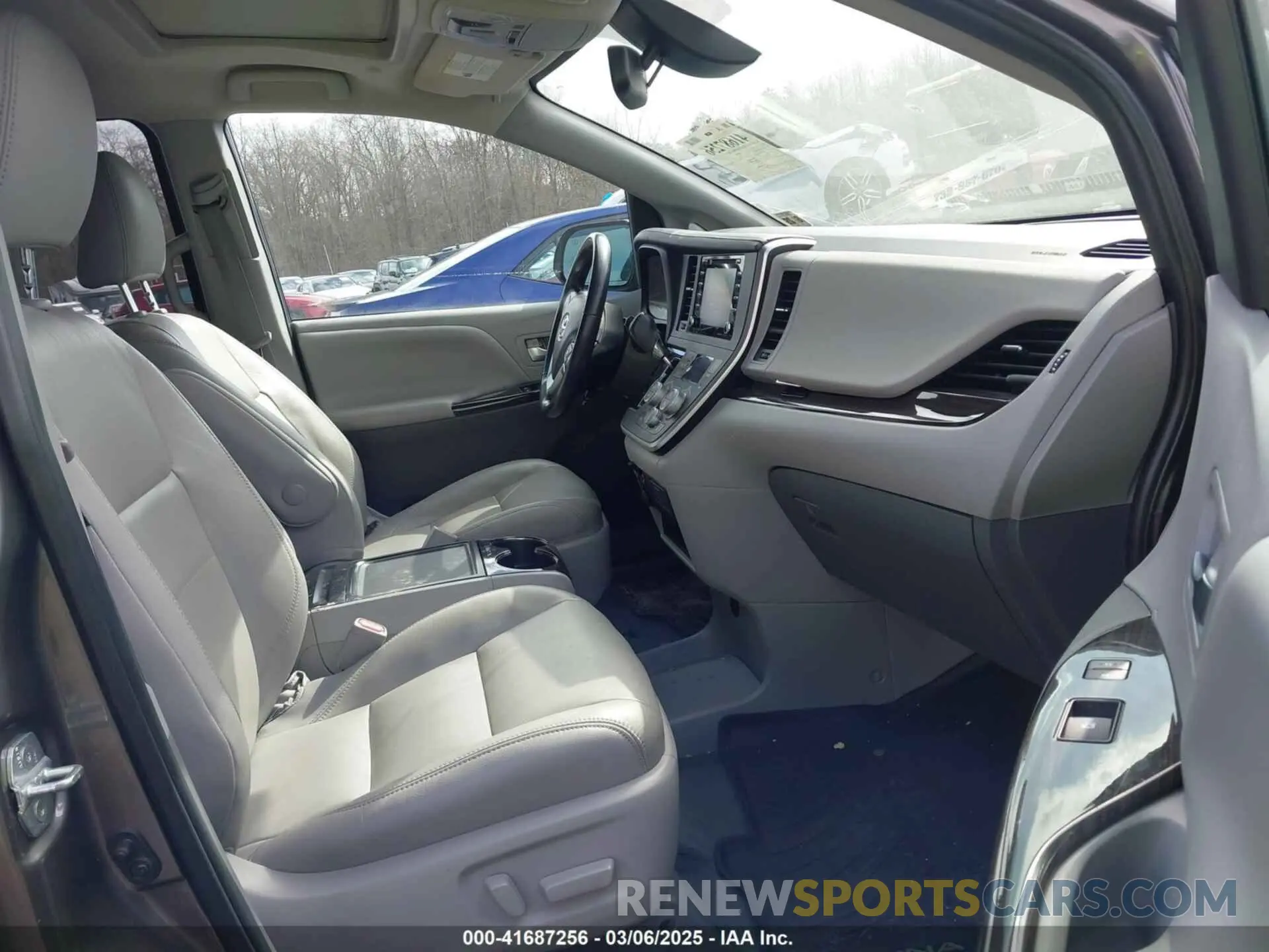 5 fotografías del automóvil dañado 5TDYZ3DC2LS048521 TOYOTA SIENNA 2020