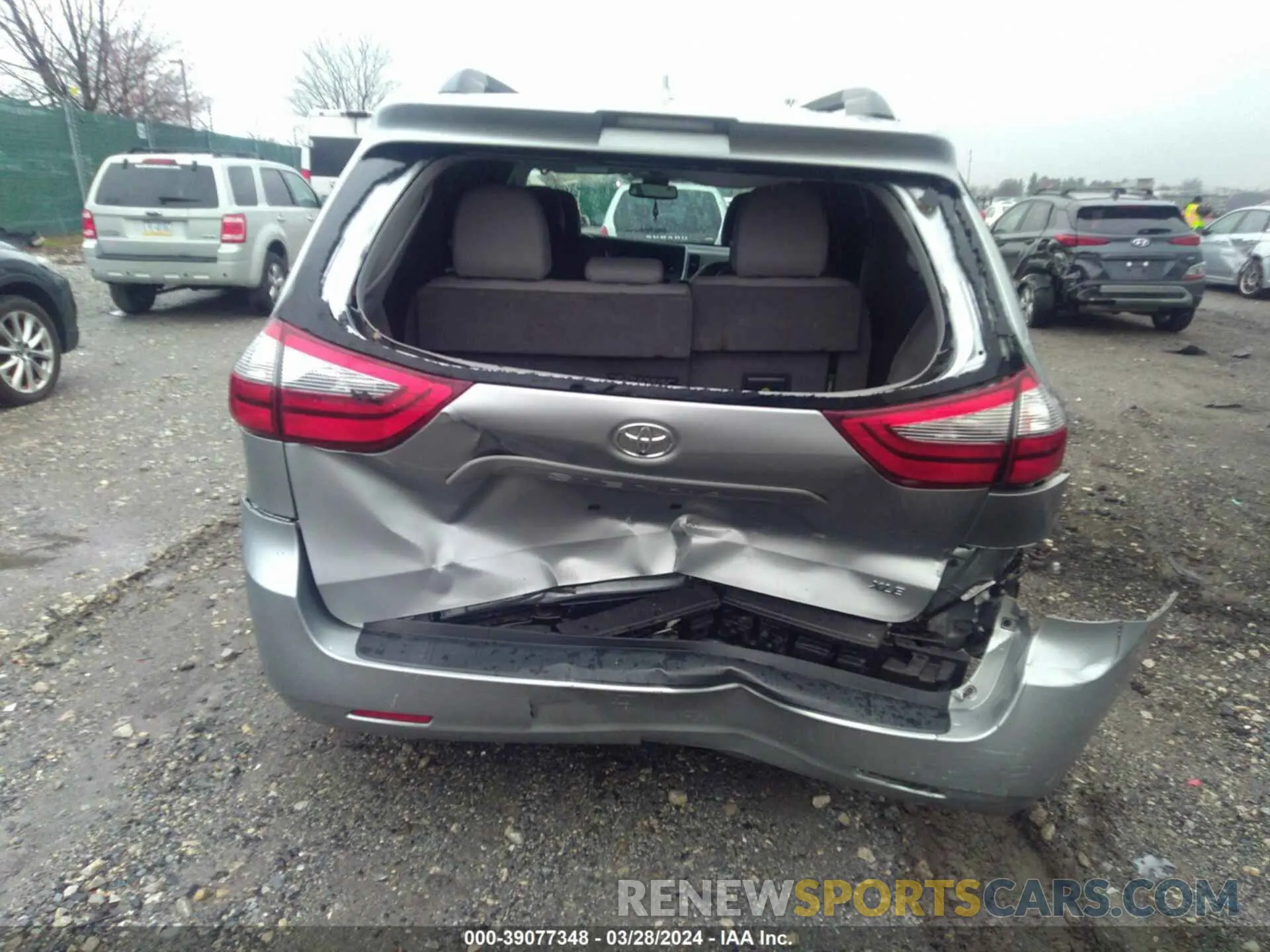 16 fotografías del automóvil dañado 5TDYZ3DC2LS073421 TOYOTA SIENNA 2020