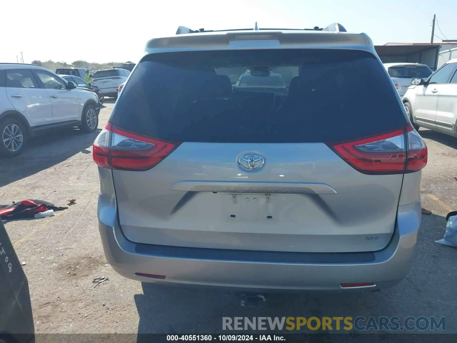 16 fotografías del automóvil dañado 5TDYZ3DC2LS080191 TOYOTA SIENNA 2020