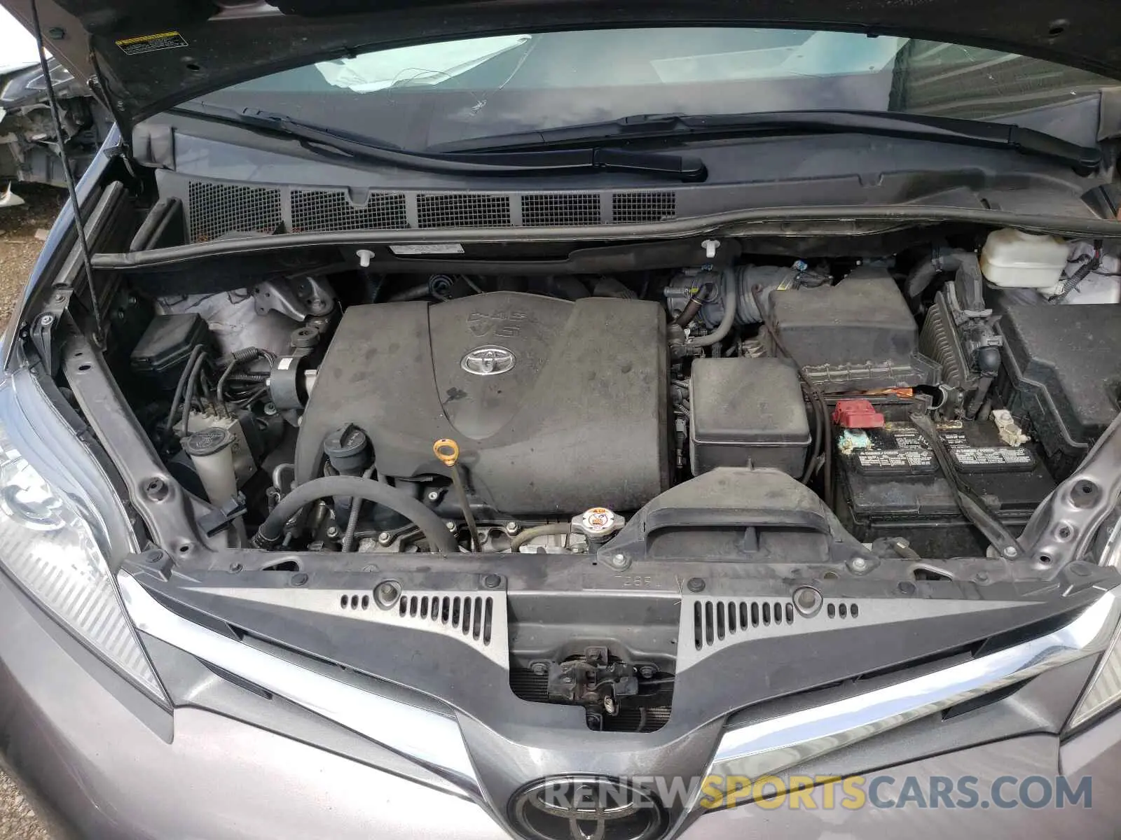 7 fotografías del automóvil dañado 5TDYZ3DC4LS031056 TOYOTA SIENNA 2020