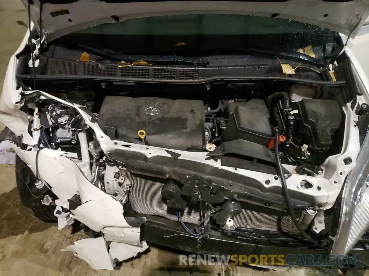 12 fotografías del automóvil dañado 5TDYZ3DC4LS041005 TOYOTA SIENNA 2020