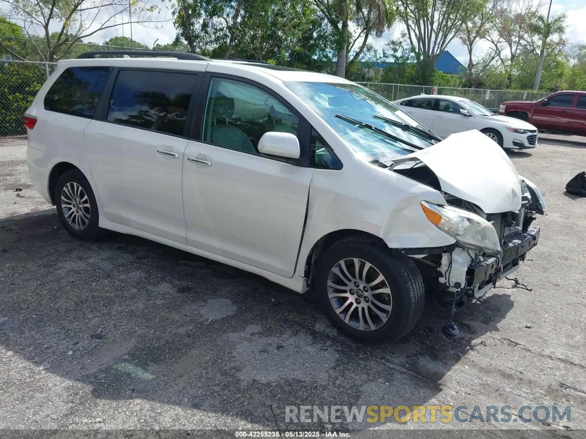 1 fotografías del automóvil dañado 5TDYZ3DC5LS029364 TOYOTA SIENNA 2020