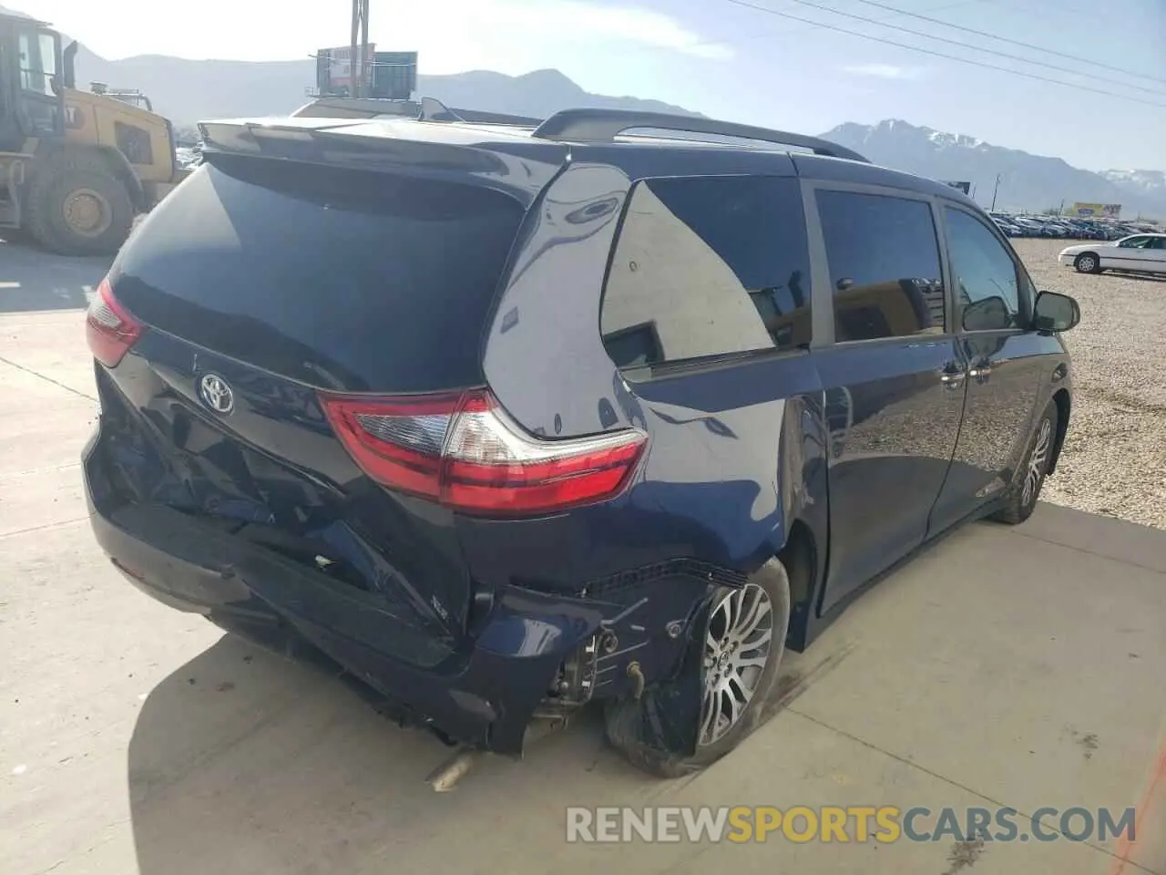 4 fotografías del automóvil dañado 5TDYZ3DC8LS029729 TOYOTA SIENNA 2020