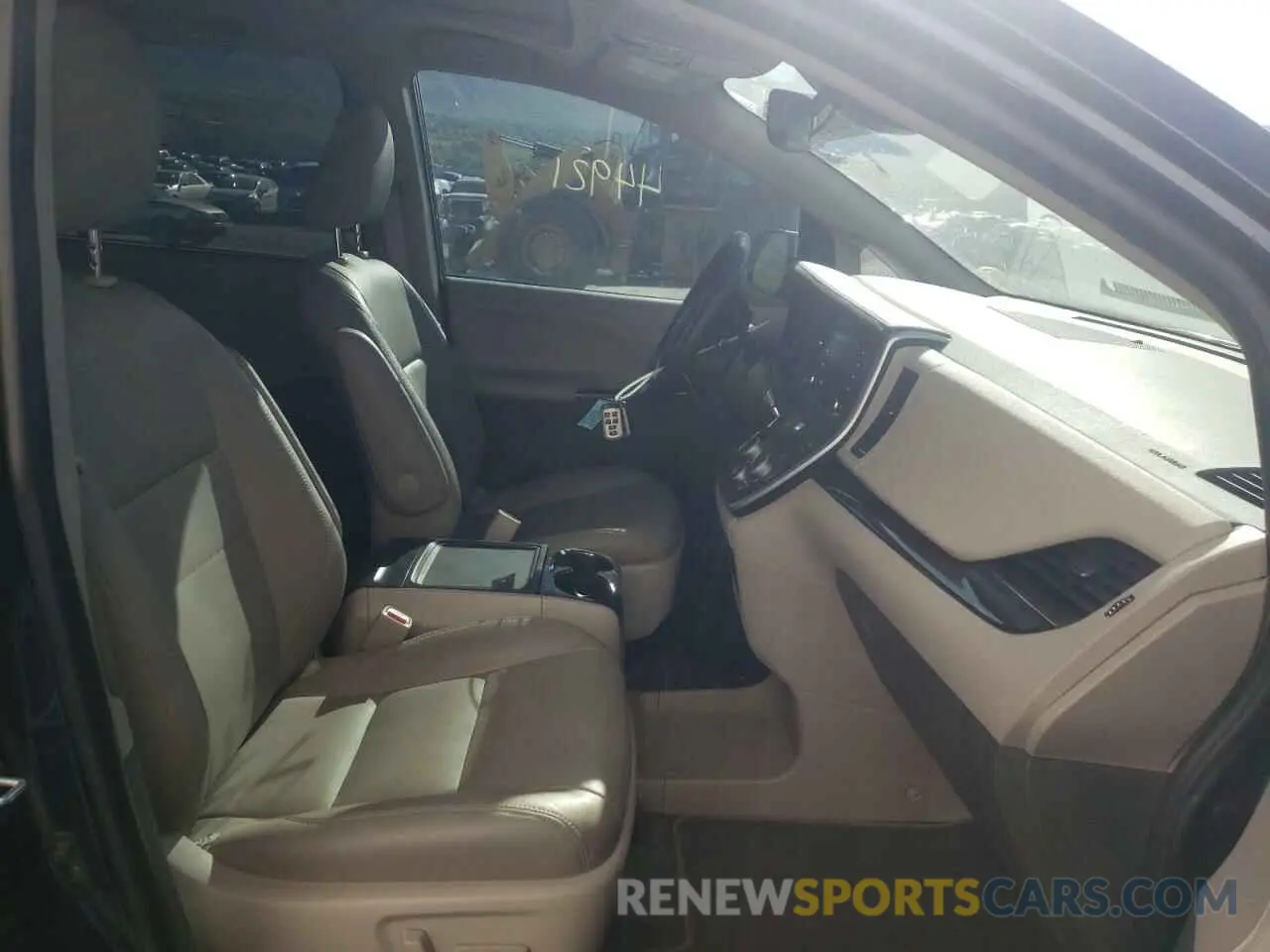 5 fotografías del automóvil dañado 5TDYZ3DC8LS029729 TOYOTA SIENNA 2020