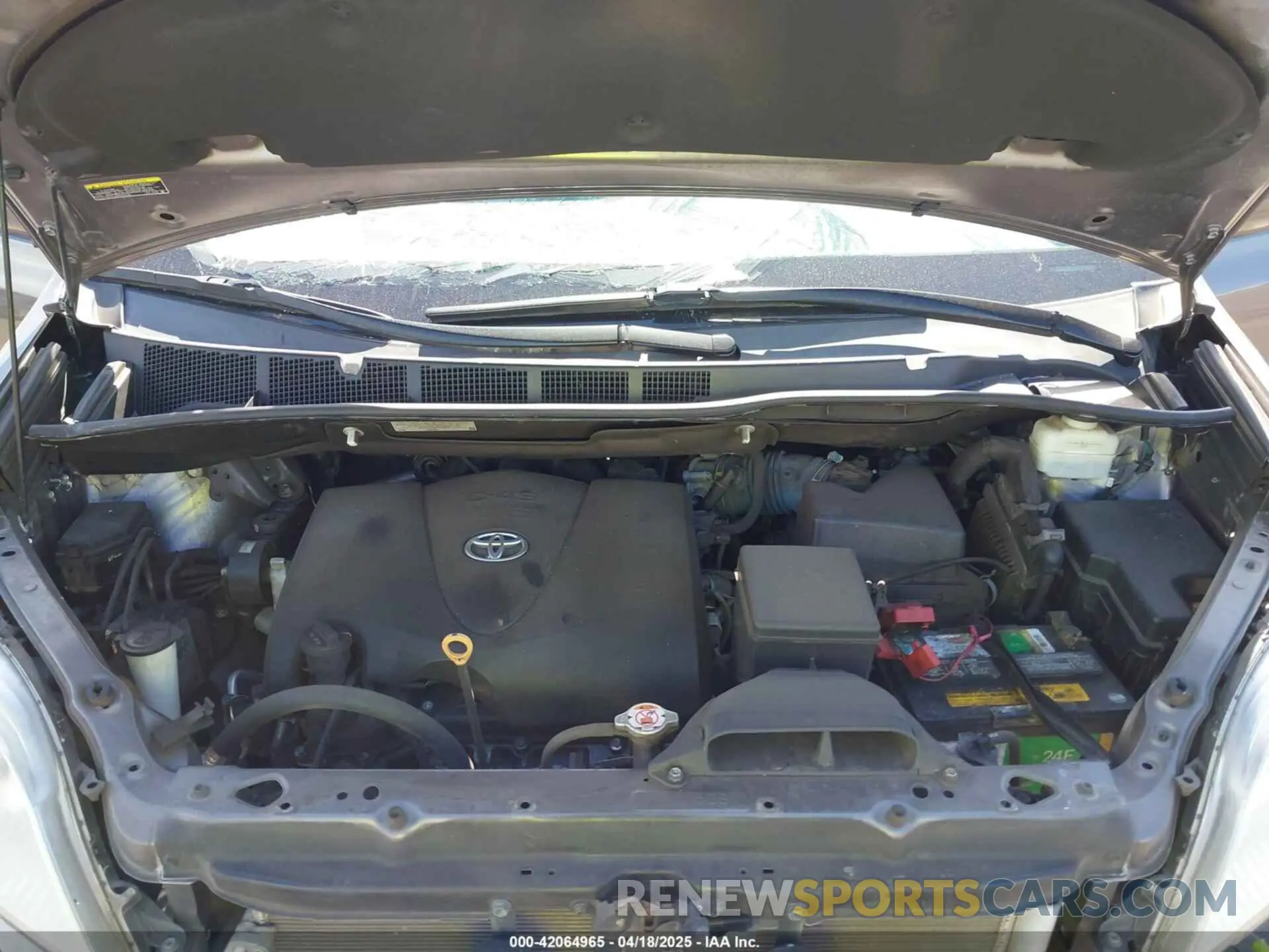 10 fotografías del automóvil dañado 5TDYZ3DCXLS078530 TOYOTA SIENNA 2020