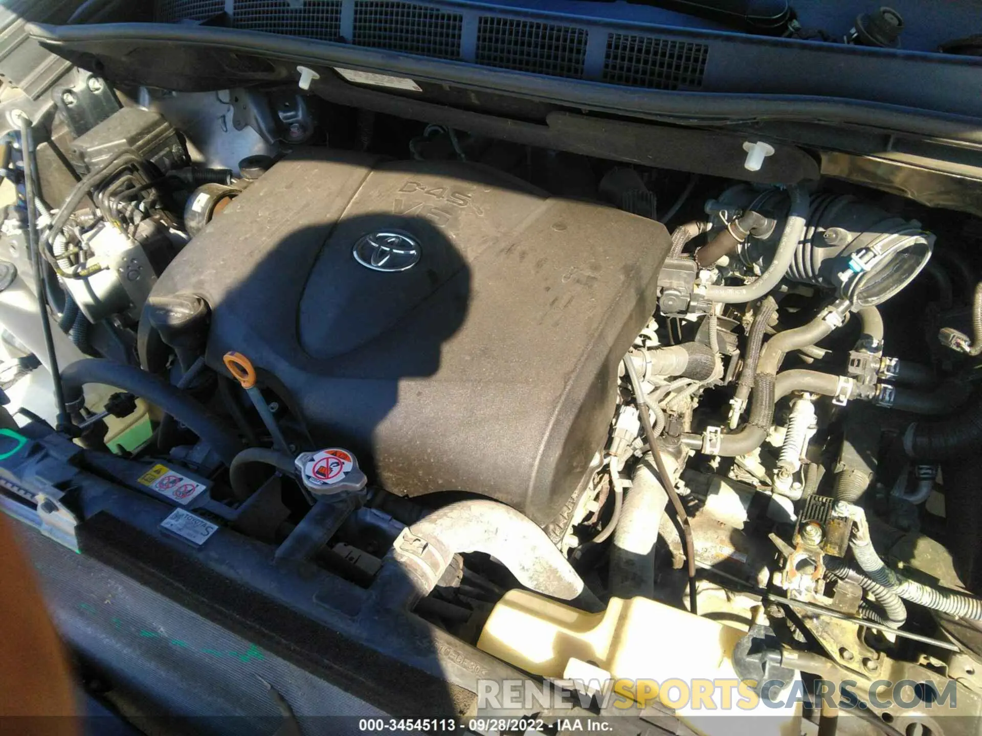 10 fotografías del automóvil dañado 5TDZZ3DC2LS034221 TOYOTA SIENNA 2020