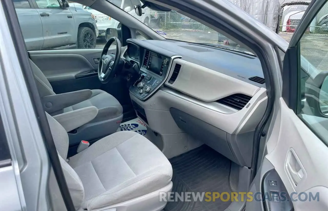 5 fotografías del automóvil dañado 5TDZZ3DC5LS030793 TOYOTA SIENNA 2020