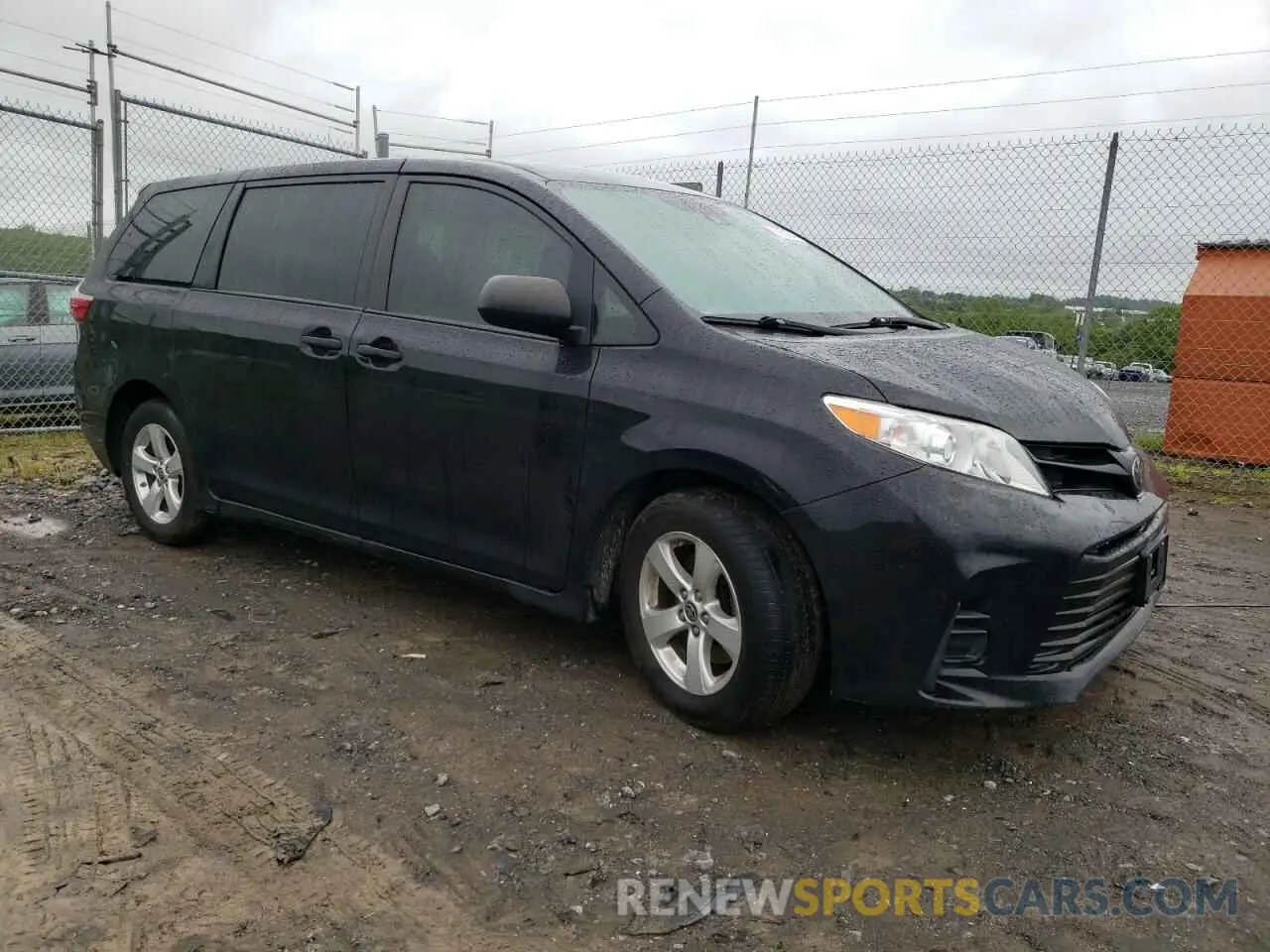 4 fotografías del automóvil dañado 5TDZZ3DC6LS080599 TOYOTA SIENNA 2020