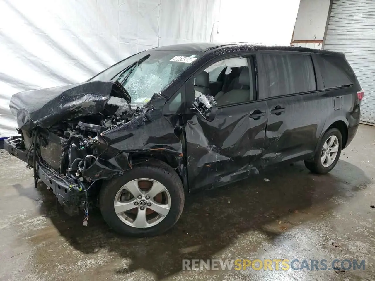 1 fotografías del automóvil dañado 5TDZZ3DC6LS083079 TOYOTA SIENNA 2020