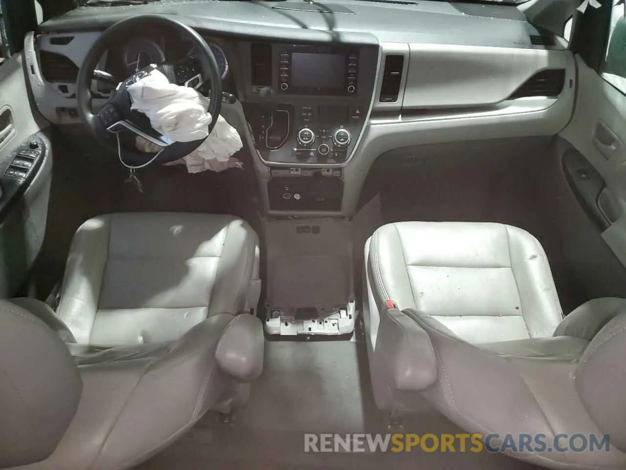 8 fotografías del automóvil dañado 5TDZZ3DC6LS083079 TOYOTA SIENNA 2020