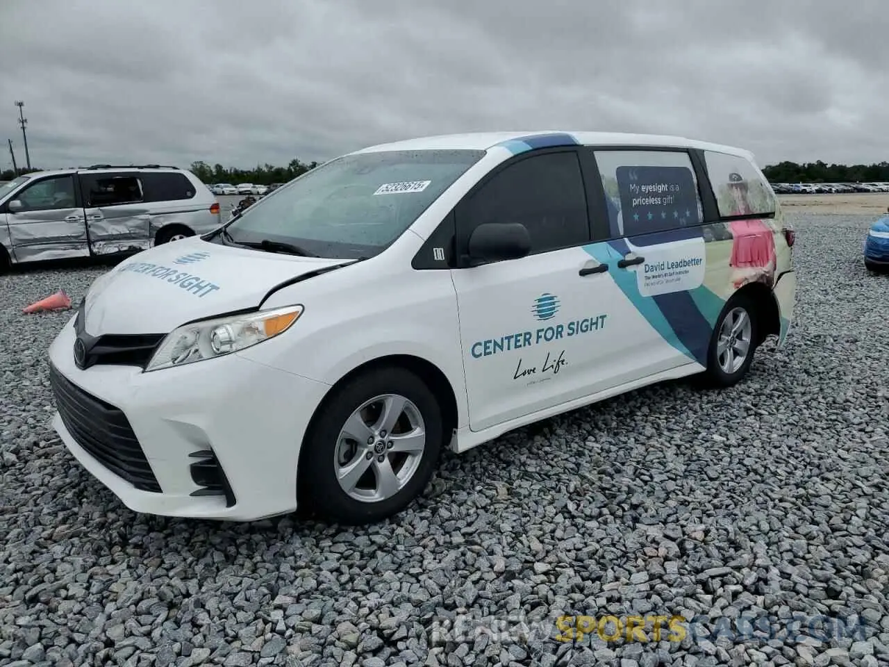 1 fotografías del automóvil dañado 5TDZZ3DC8LS061830 TOYOTA SIENNA 2020