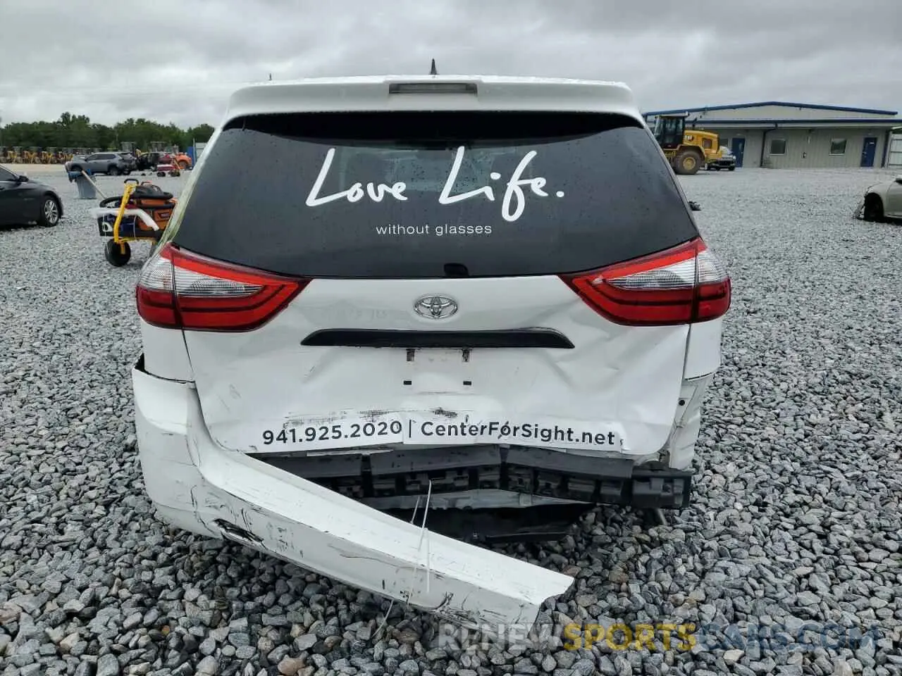 6 fotografías del automóvil dañado 5TDZZ3DC8LS061830 TOYOTA SIENNA 2020