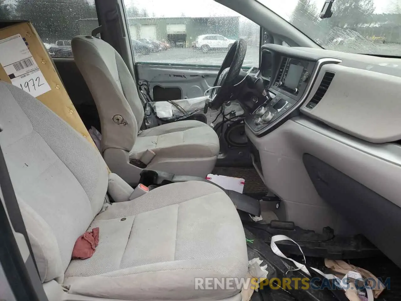 7 fotografías del automóvil dañado 5TDZZ3DC9LS024866 TOYOTA SIENNA 2020