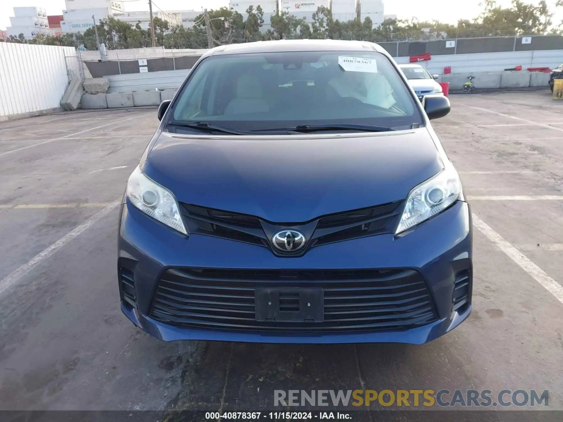 12 fotografías del automóvil dañado 5TDZZ3DC9LS047001 TOYOTA SIENNA 2020